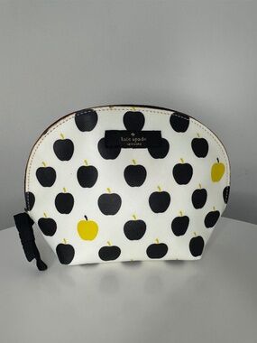 Kate Spade New York Apple Print Cosmetic Bag - Small Makeup Pouch